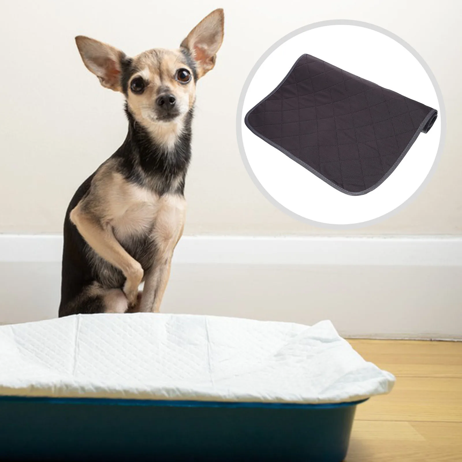 قابل للغسل منصات تبول الكلب قابلة لإعادة الاستخدام الحيوانات الأليفة البول حصيرة لوحة تدريب صغيرة مانعة للتسرب سطح ناعم قابل للغسل منصات تبول للكلاب