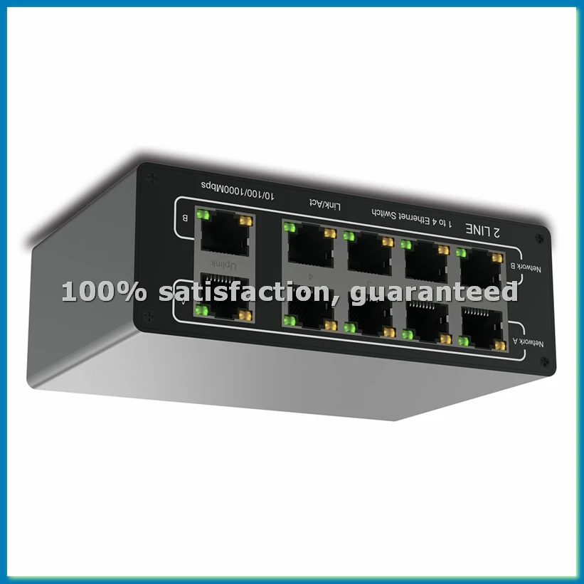 

Гигабитный сетевой разветвитель на 8 портов RJ45 для одновременного доступа к интернету - A23U