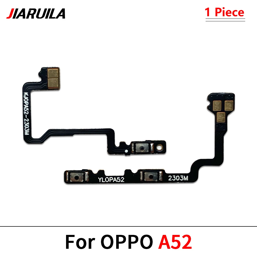 Volume Power Switch On Off Button Key Flex Cable For Oppo A16 A54 A52 A53 A55 5G A57 4G A74 A93 A95 5G Realme 9i Reno 5 6 7 Pro