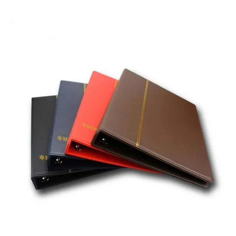 International Collection album 3/7/9 Hole leather coin collection album paper money postage stamp commemorative coin Folder book