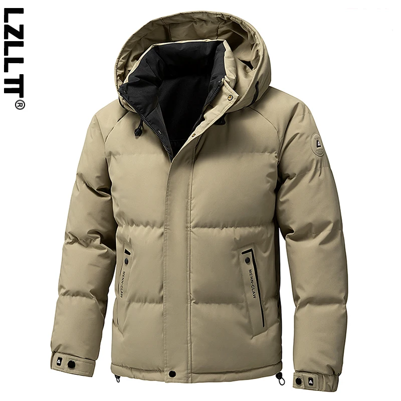 

Зимние мужские водонепроницаемые ветрозащитные уличные куртки мужская съемная шапка повседневная куртка мужская рабочая куртка с несколькими карманами ветровка парка