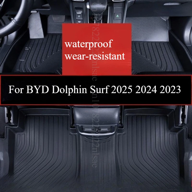 

Для BYD Dolphin Surf ‌ Dolphin Mini2025 2024 2023Автомобильные коврики TPE с полным покрытием, противоскользящие, износостойкие, специальные автомобильные коврики