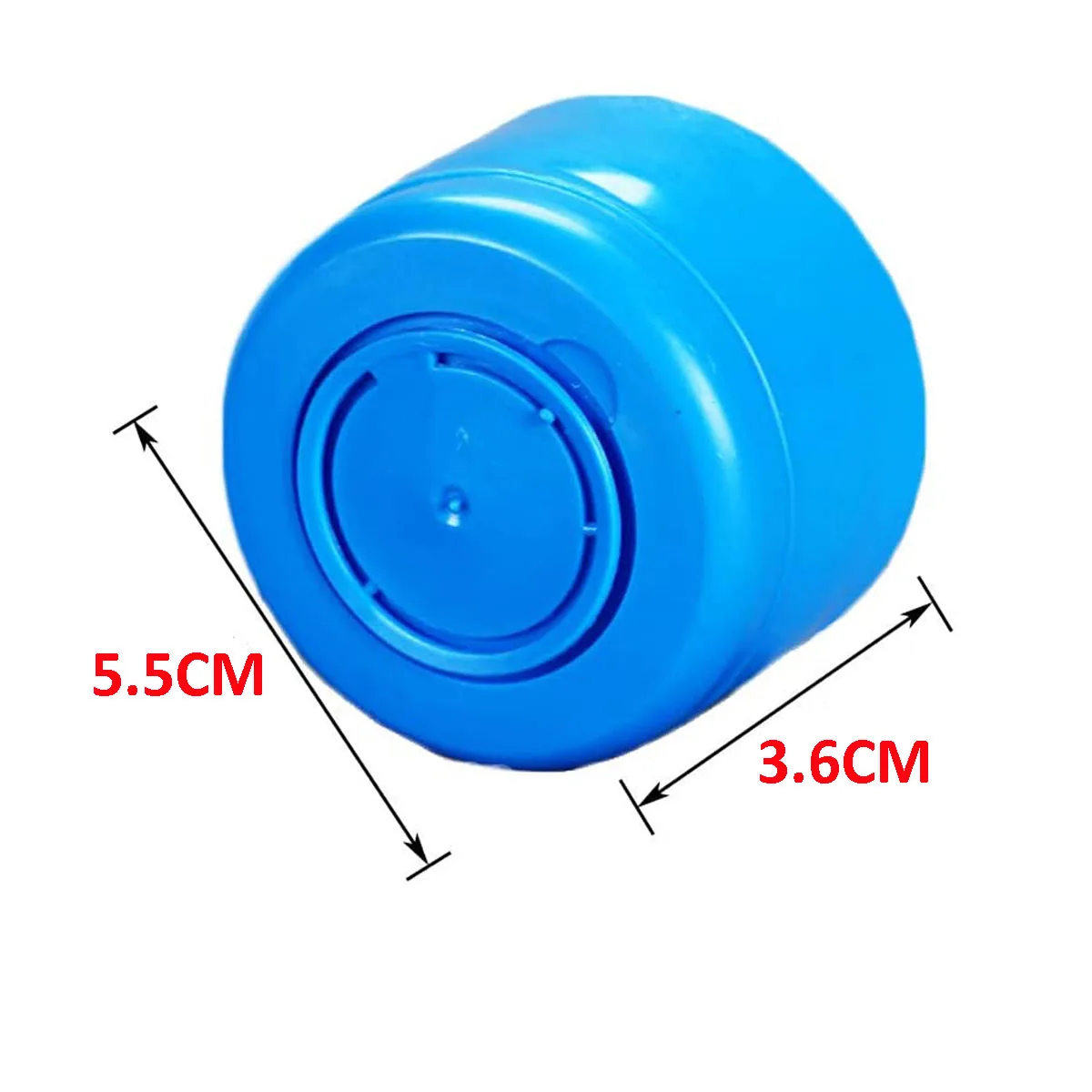20Pc 55mm Water Bottle Snap Cap Cover Reusable Water Jug Cap Cover Replacement 3-5 Gallon Non-Spill Anti Splash Peel Lid Stopper