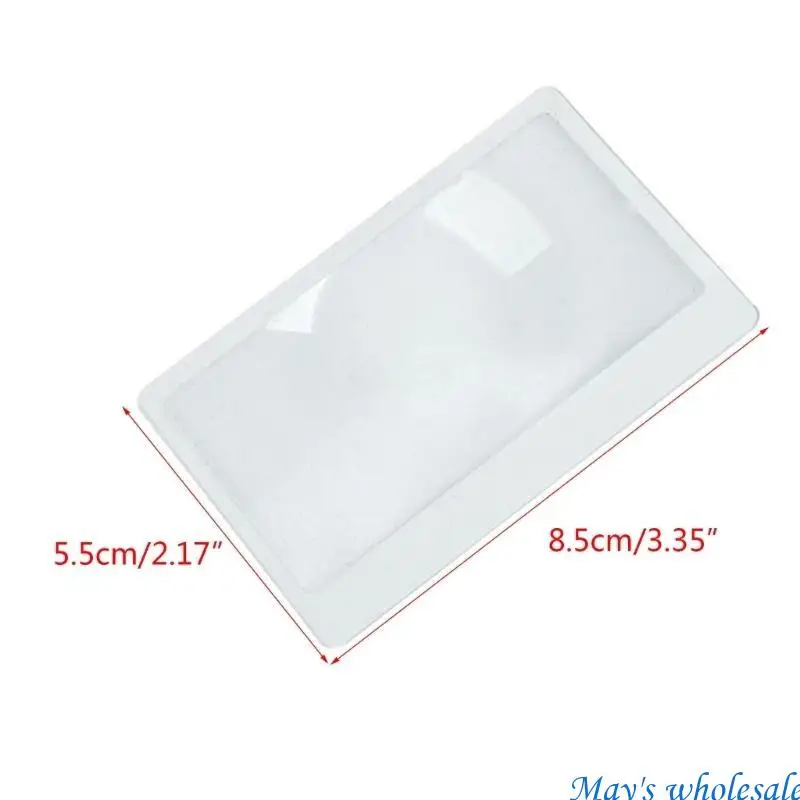 Handheld Reading Magnifier Glass Handheld Card Old Man Reading Glass 448A