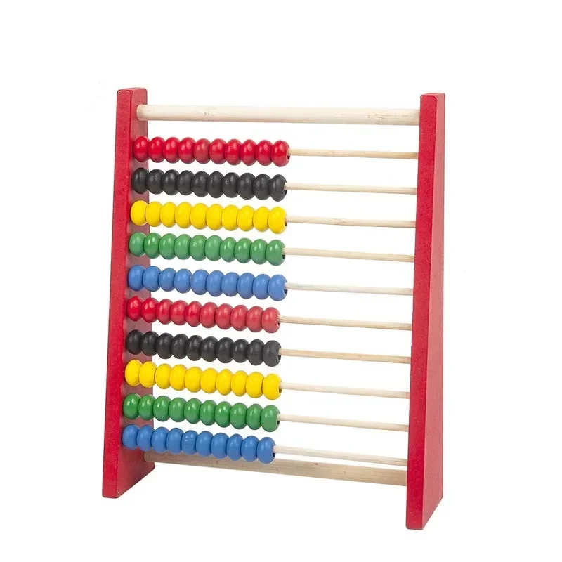 Wooden Mathematics Toy Children's Educational Toys for 3-6 Year Olds Hand-eye Coordination for Kids Mathematics Wooden Abacus