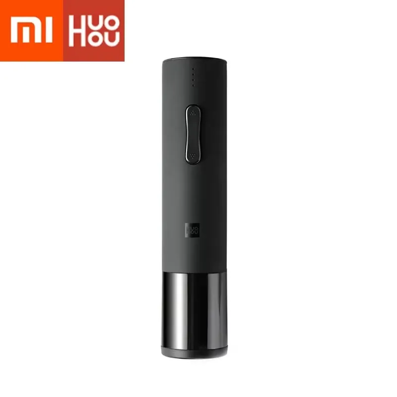 

Электрический штопор Xiaomi Huohou для автоматического открывания бутылок, быстрый декантер для красного вина, открывалка для пробок, резак для фольги, инструмент для извлечения пробки