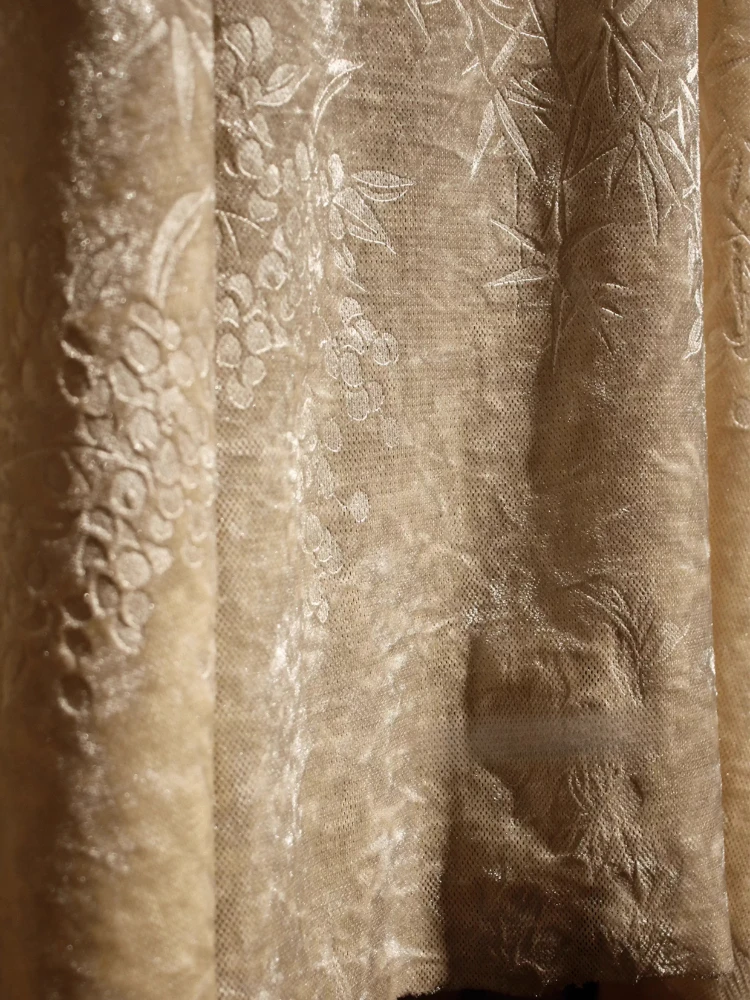 جديد النمط الصيني النبات تنقش الجاكار النسيج لملابس خارجية تنورة الملابس مصمم الأقمشة لكل متر Diy بها بنفسك الخياطة القماش