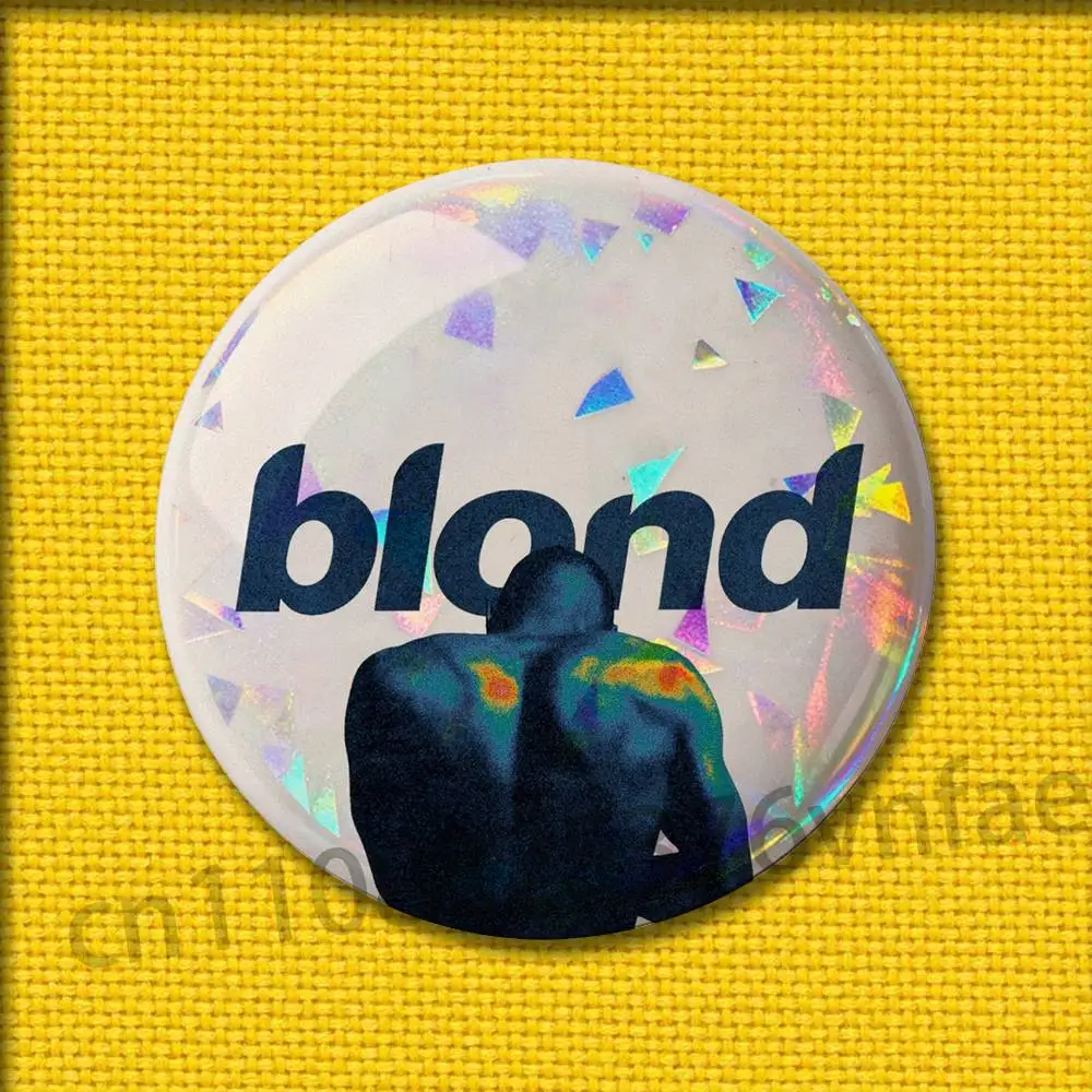 Badges 75mm 25mm 44mm 32mm 58mm Round Pin Brooch Souvenir F-Frank Ocean Blonde Channel Orange Cosplay Gift Adornment