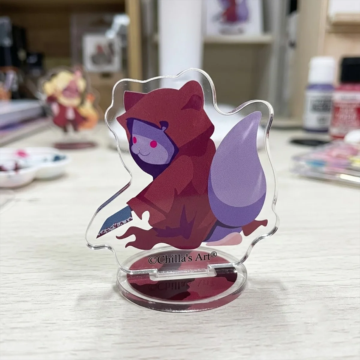 Anime Chilla's Art - The Kidnap 10cm Acrylic Stand Kid Sus Halloween Gift Bedside Display Tray Horror Game Decor keychain