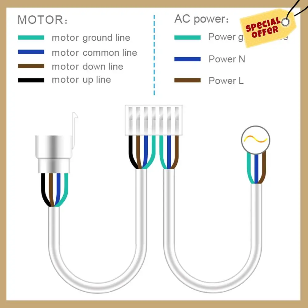 Controlador de controle remoto universal, desempenho estável-433mhz, interruptor rf sem fio, receptor de porta de garagem para obturador rolante tubula