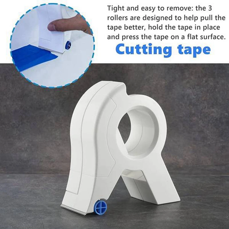 Masking Tape Applicator With 2Pack Each 1.4 Inch Tape Painters Tape Dispenser For Window Trim Door Frames