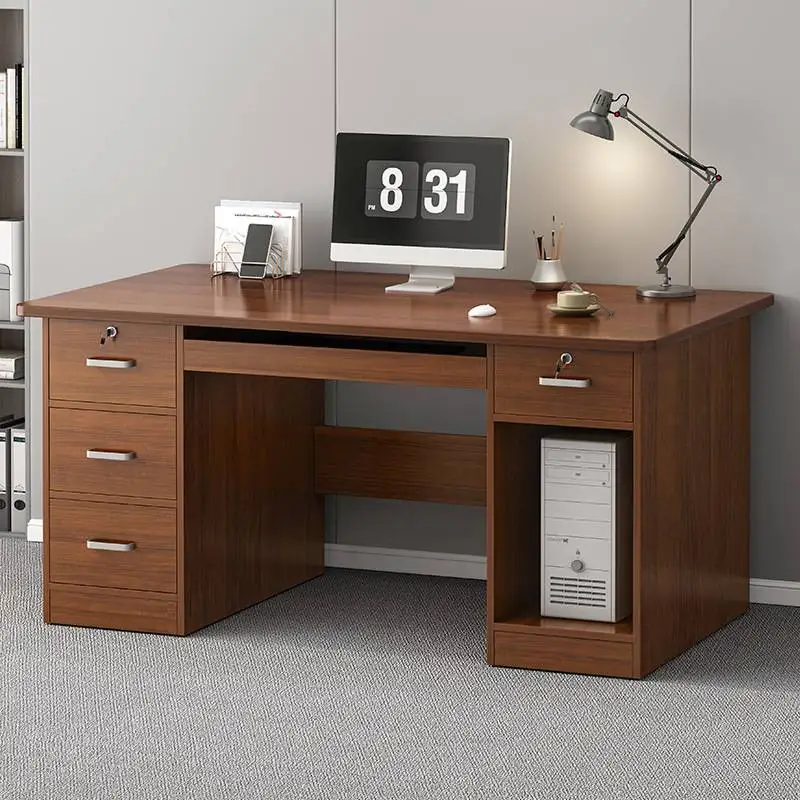 

Школьная мебель и компьютерный стол, большой черный современный домашний письменный стол для офиса