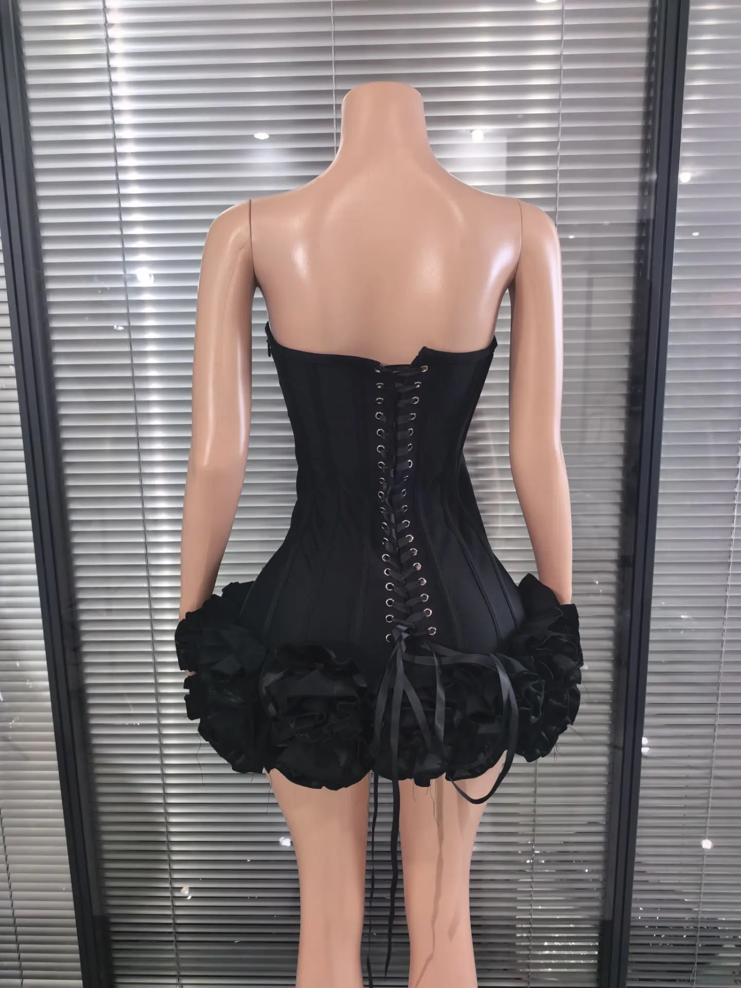 Wit Zwart Vrouwen Sexy Strapless Volledige Bloemen Bodycon Mini Bandage Jurk Verjaardagsfeestje Mode Kerstavond Feestjurk