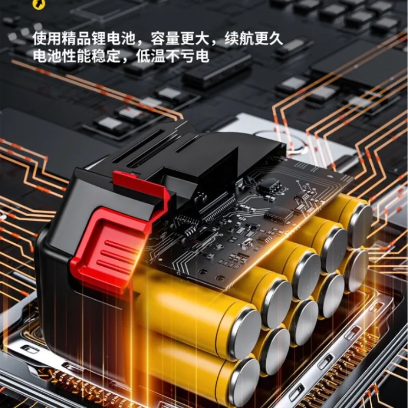 Storm Brushless Lithium Battery Leaf Blower Dust Blower High Power Wireless Charging Turbocharged Violent Fan