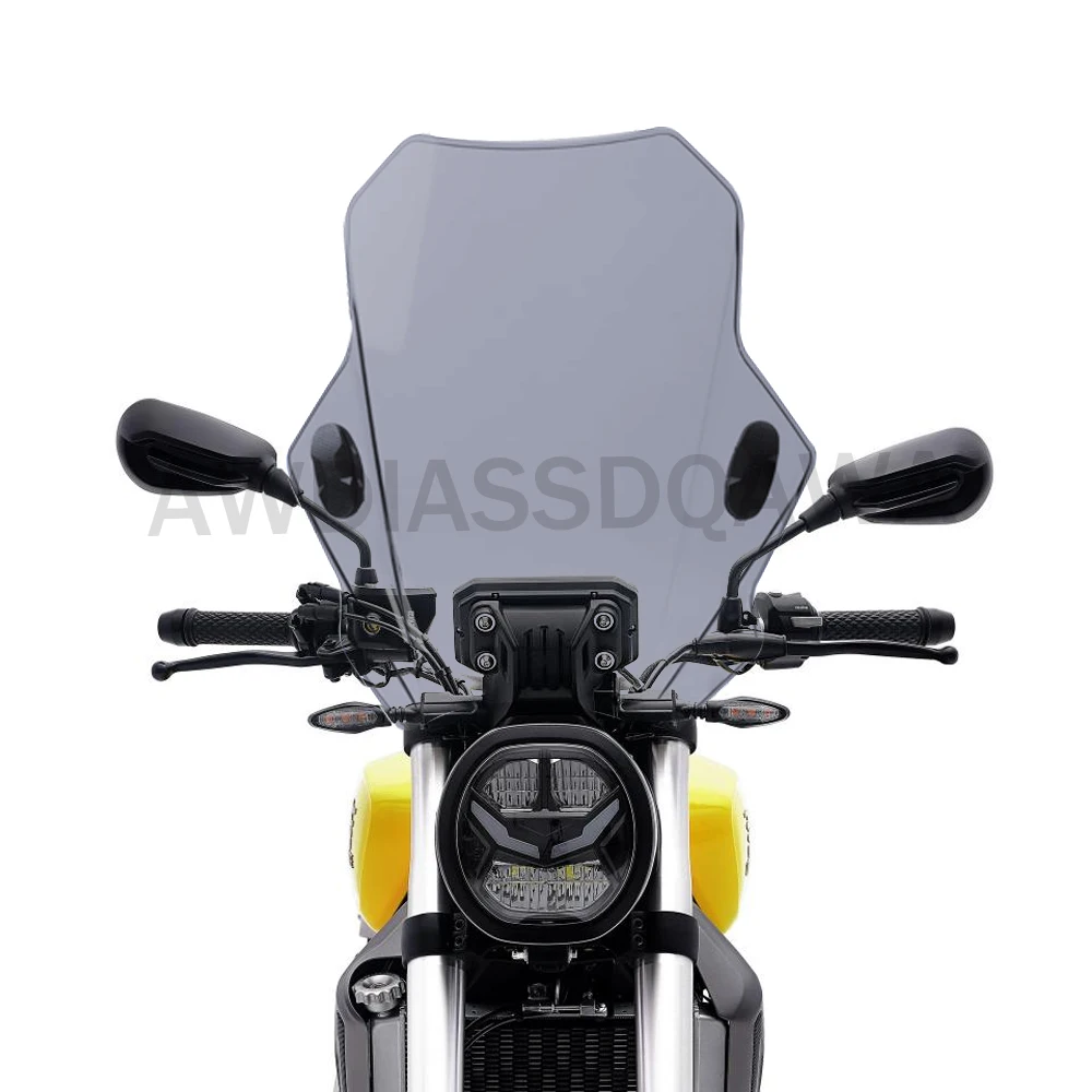 TROFEO 350AC Universal Motorcycle Windscreen Windshield Covers Screen Smoke Lens Motorbikes Deflector For VOGE TROFEO 350 500 AC