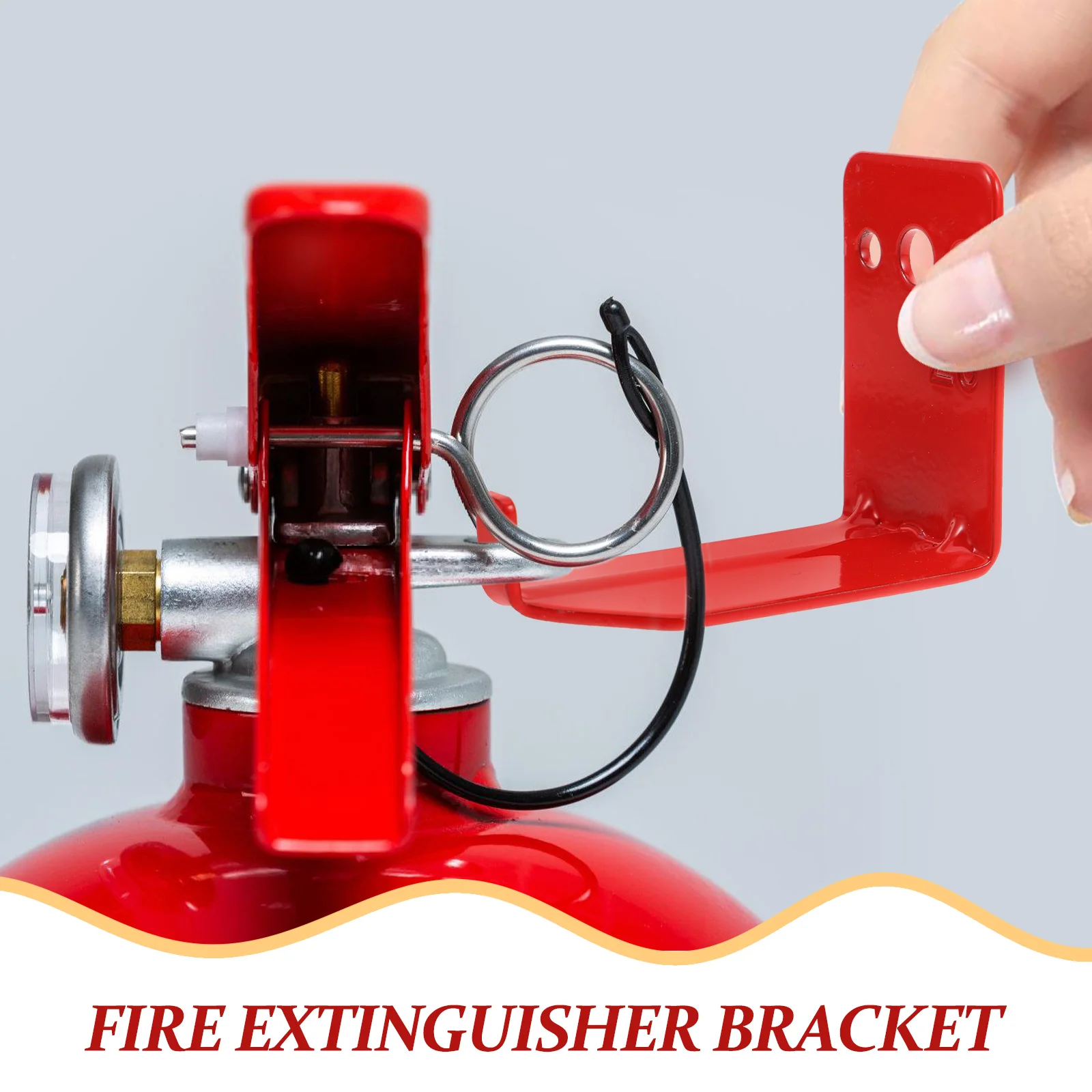 4pcs Wall Mount Brackets Metal Universal Heavy Duty Hook Mounting Kit For Home Strong Secure Bracket Easy Installation Fire