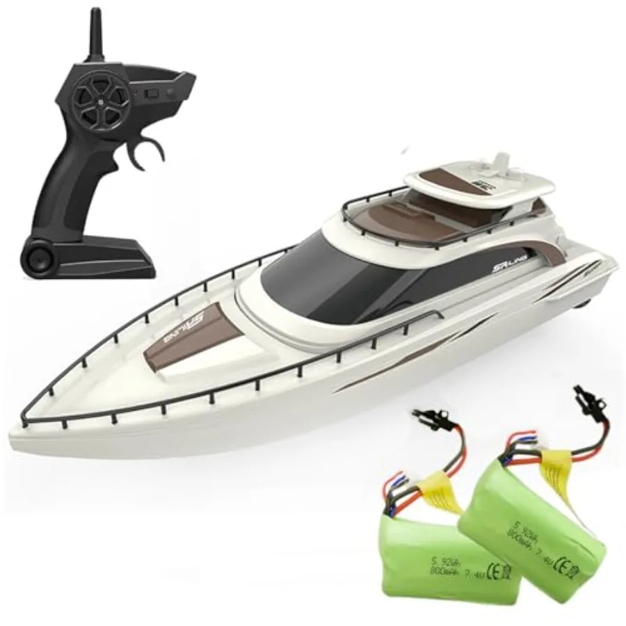 

H139 Remote Control Boat Simulation Yacht Boat Model Lakeside Indoor and Outdoor Water Entertainment 15Km/h Cruise Ship Model S