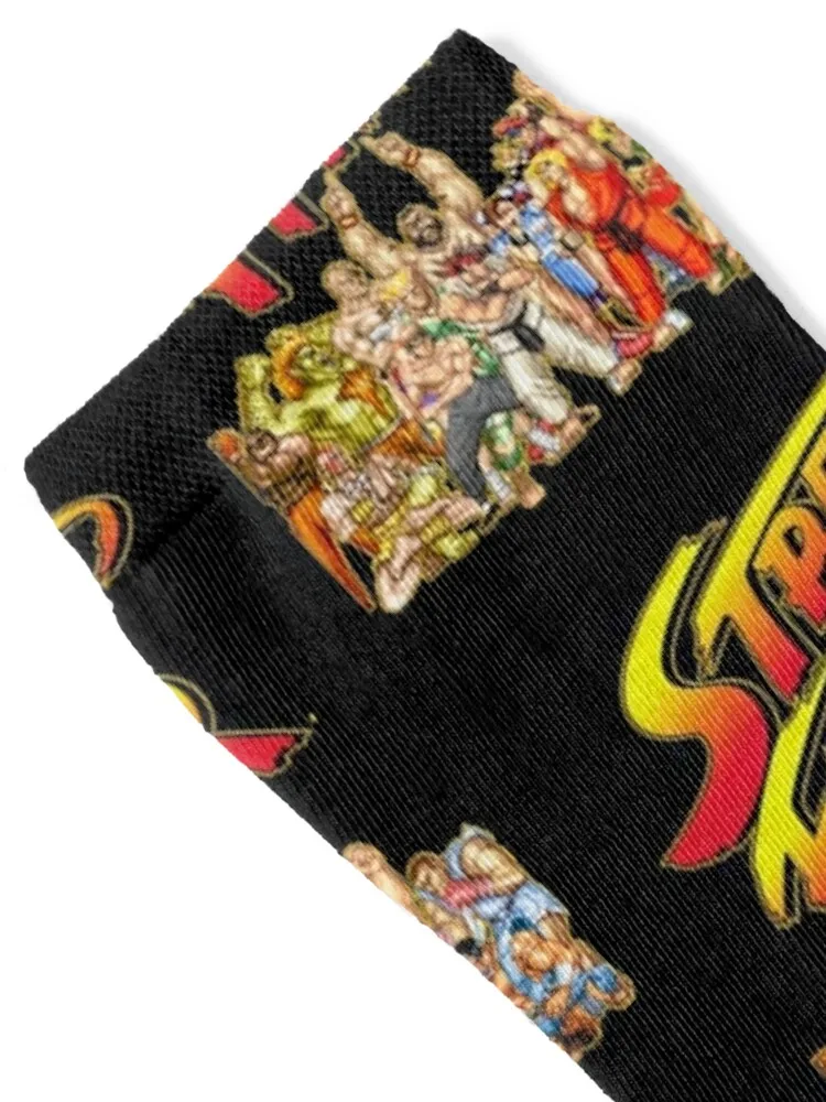 Street Fighter retro game Socks valentine gift ideas men cotton high quality Women Socks Men's