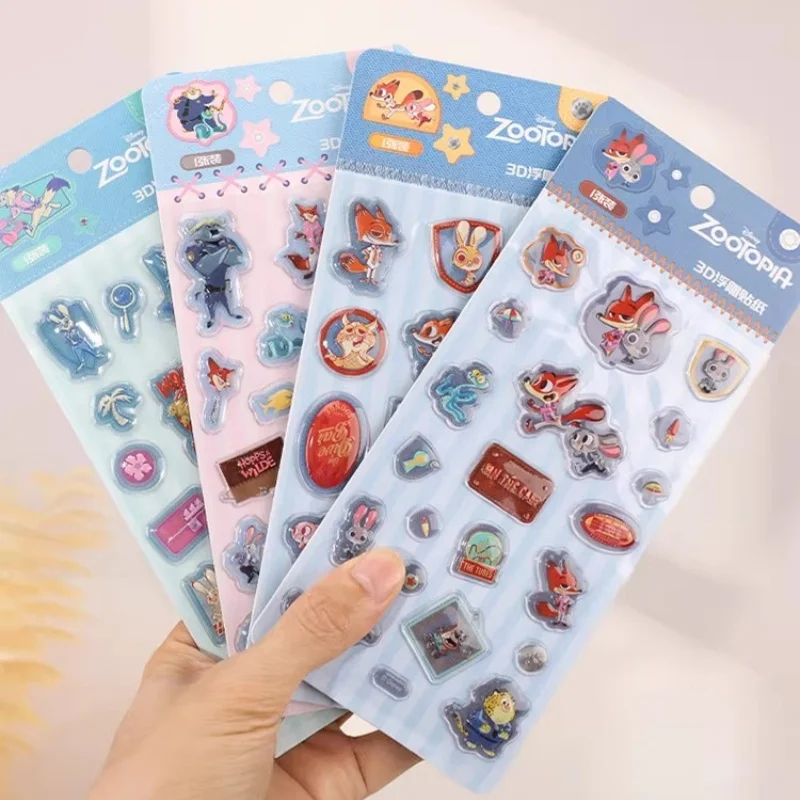 

Наклейка-рельеф 3D из серии «Ковбой» (Зоотопия) с Джудит и Лаверн Хоппс для декора блокнотов, чехлов для телефонов, камер — подарок для девочек