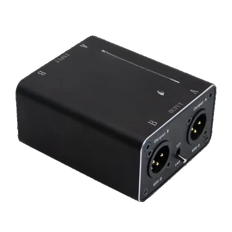 

Pro Audio Direct Injection Box Band Guitar Bass Electronic Keyboard Electronic Drum Passive Dual Channel DI Box Pro