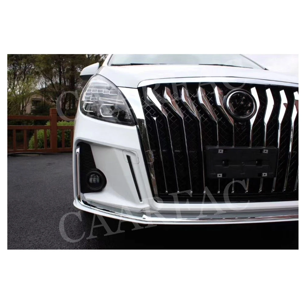 

PP Unpainted Trunk Facelift Front Bumper Mesh Grill Cover Rear Bumper lip Diffuser Spoiler For Buick GL8 Body Kit Car Styling