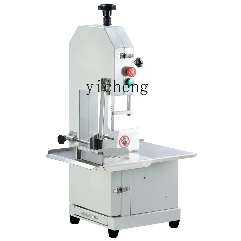 

ZC Commercial Full Self-Electric Bone Cutter Steak Frozen Meat Trotter Cutting Machine Household Small