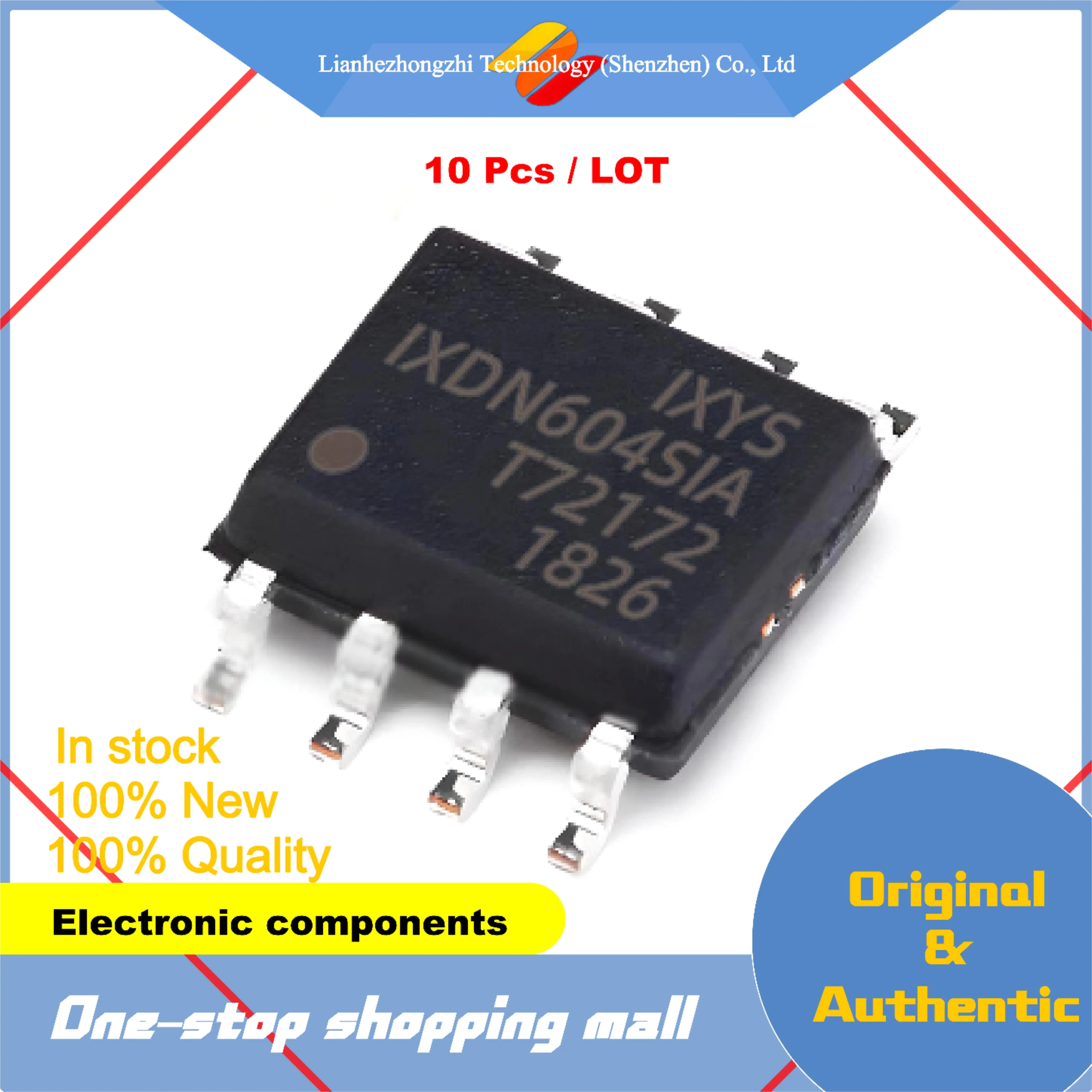 

10PCS/LOT IXDN604SIATR 8-SOIC IC GATE DRVR LOW-SIDE PMIC - Power Management ICs SMD 100% NEW