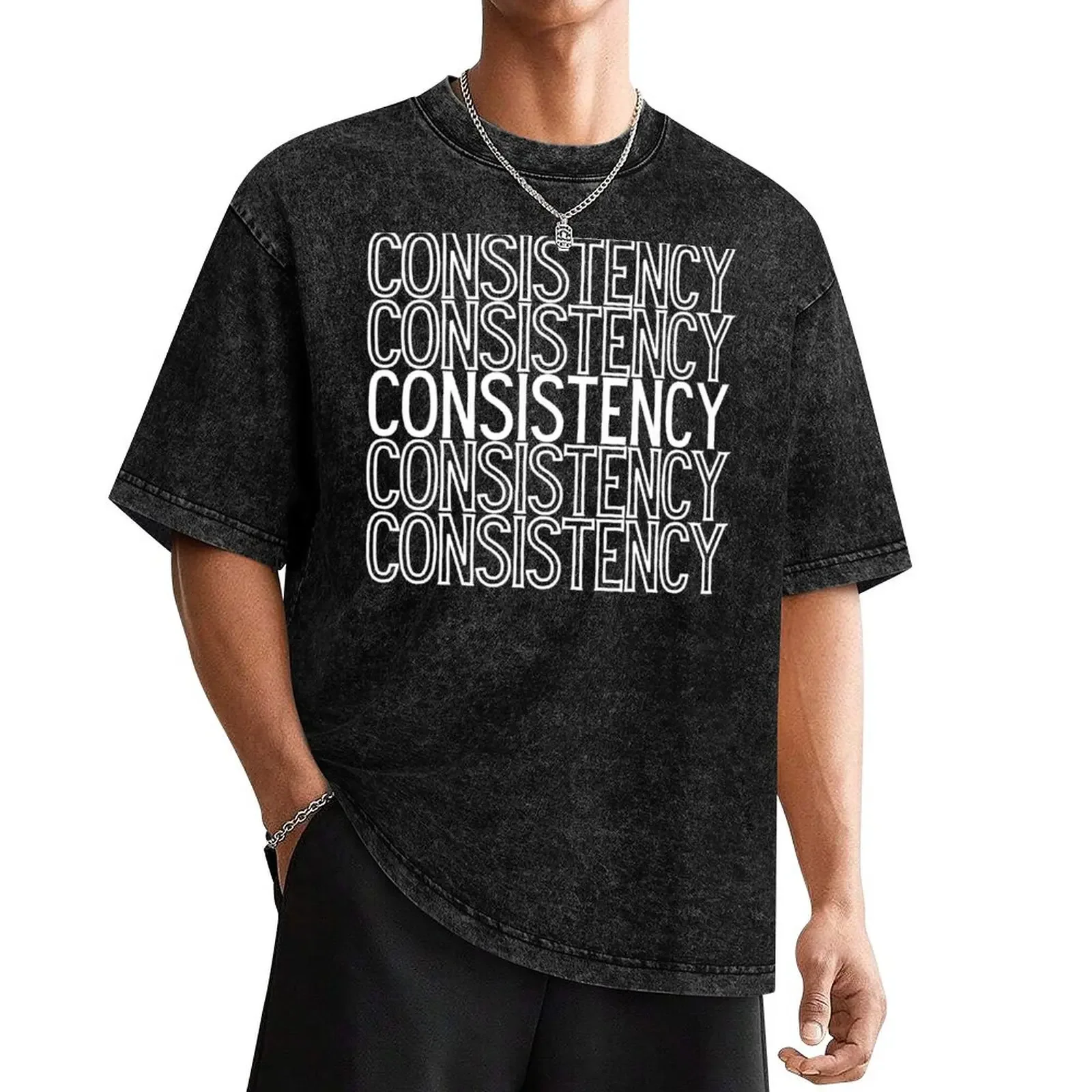 Repetition Consistency Consistency is The Key To Better Things T-Shirt cheap stuff plus size tops sweat mens designer t shirt