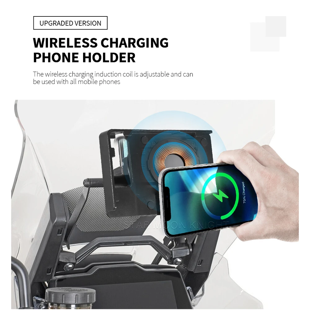 Wireless USB Mobile Phone Charge Holder, Suporte de Navegação GPS, Acessórios para TIGER 1200 GT EXPLOREREY 2022