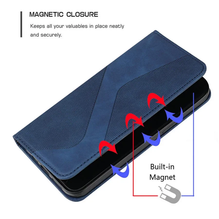 Etui z klapką dla Xiaomi Redmi Note 10 5G 4G Skórzana książka magnetyczna Funda dla Redmi Note 10S 10T 9S 9 Pro Max 8 T 12C 10C 13C Cover