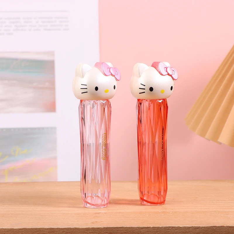 Sanrio Hello Kitty Portable Dental Floss Box Kawai Pink Travel Toothpick Cotton Swab Storage Box Cute Mini Makeup Tool Container