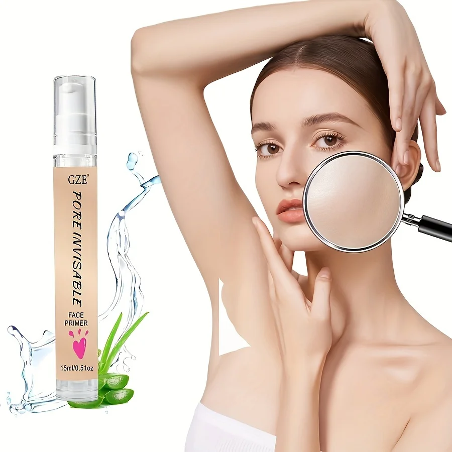 PORE INVISABLE Face PRIMER Maquillage, flou + Pore Minimise la base perfectionnante magique apprêt pour le visage sous fond de teint crème rétractable des pores