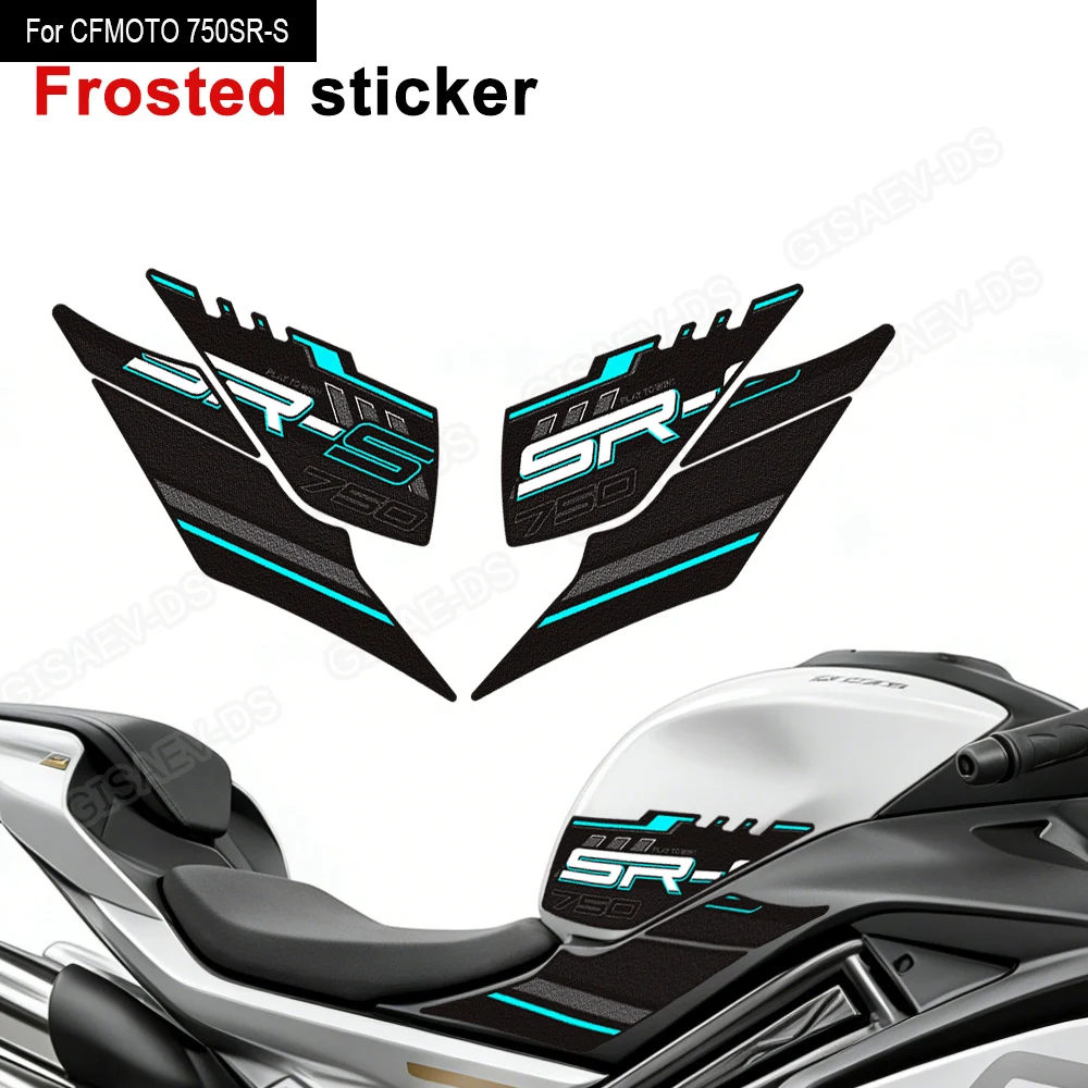 

Motorcycle Frosted Tank Pad Protector Decals Stickers For CFMOTO 750SR-S 750SRS Motorbike Accessories ﻿
