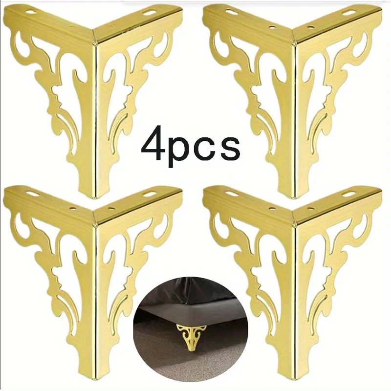 4pcs Modern Sofa Legs Triangle Chair Legs Suitable Coffee Table TV Cabinet Sofa Feet Others Furniture Legs Metal Furniture Feet