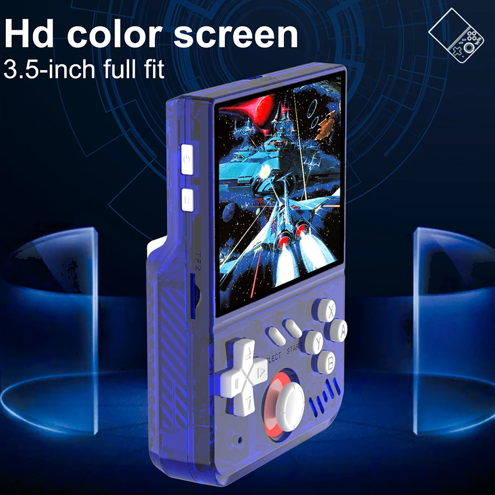 Minha mini console de jogos portátil retrô de 128 GB com tela IPS de 3,5 polegadas Sistema Linux com mais de 22000 jogos para PS3/PS2/PS1/PSP/N64 para presentes