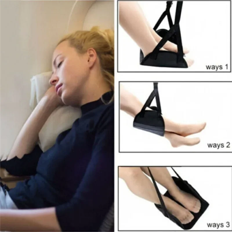 Travel Rest Hammock Office Braces Airplane High Speed Train Resting Hammock Foot Portable Creative Simple Foot Hammock