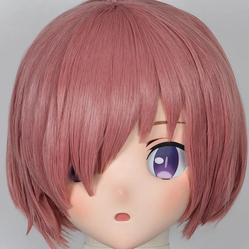 

(MEO313) Customize Handmade Full Head Lockable Crossdress Male to Female Japanese Cartoon Anime Game Character Kigurumi Mask
