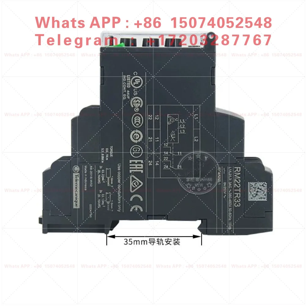Phase sequence overvoltage and undervoltage protection relays RM22TR33 RM22-TR33 replace RM4TR32 one piece
