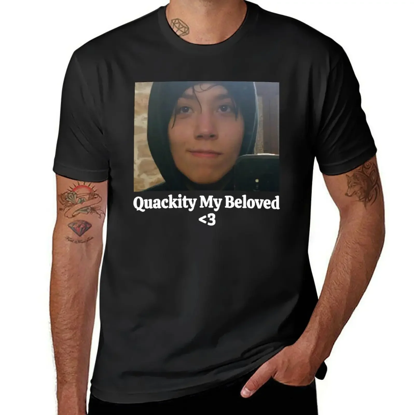 Quackity My Beloved (TOP QUALITY) T-Shirt oversized t shirt sublime oversizeds shirts graphic black t-shirts for men