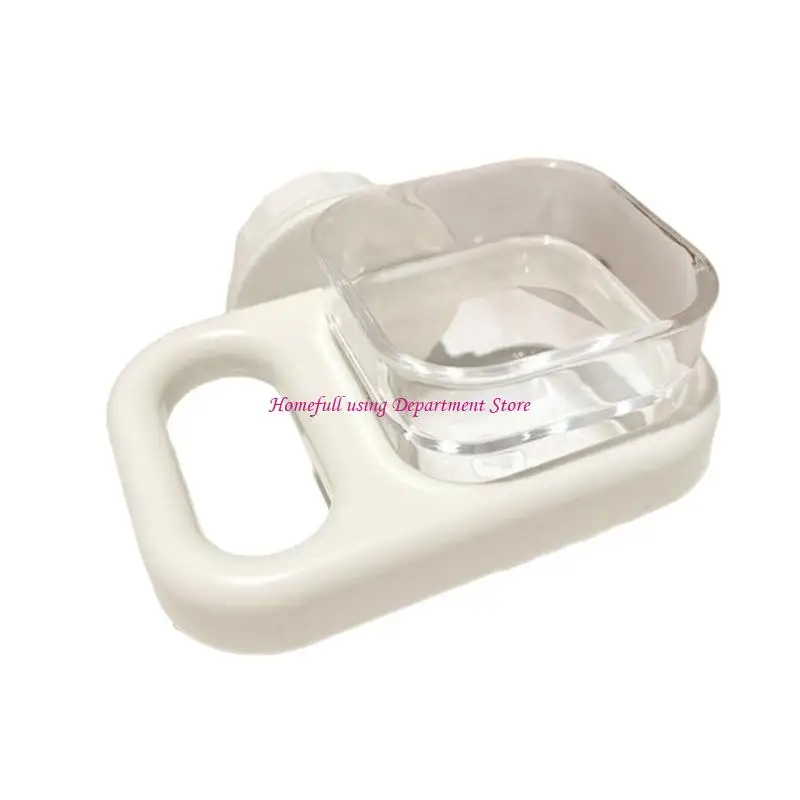 

Plastic Transparent Bird Feeding Cup with Clamp for Cockatiels and Parakeets