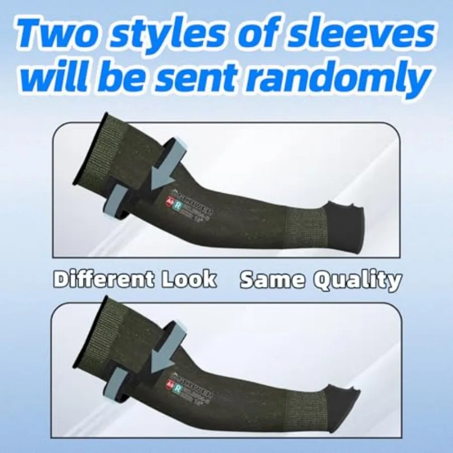 PRO-SKIN ANSI A9 Cut Resistant Arm Sleeves for Men and Women S904-B, Puncture Resistant Arm Protectors for High Risk Work, UPF5