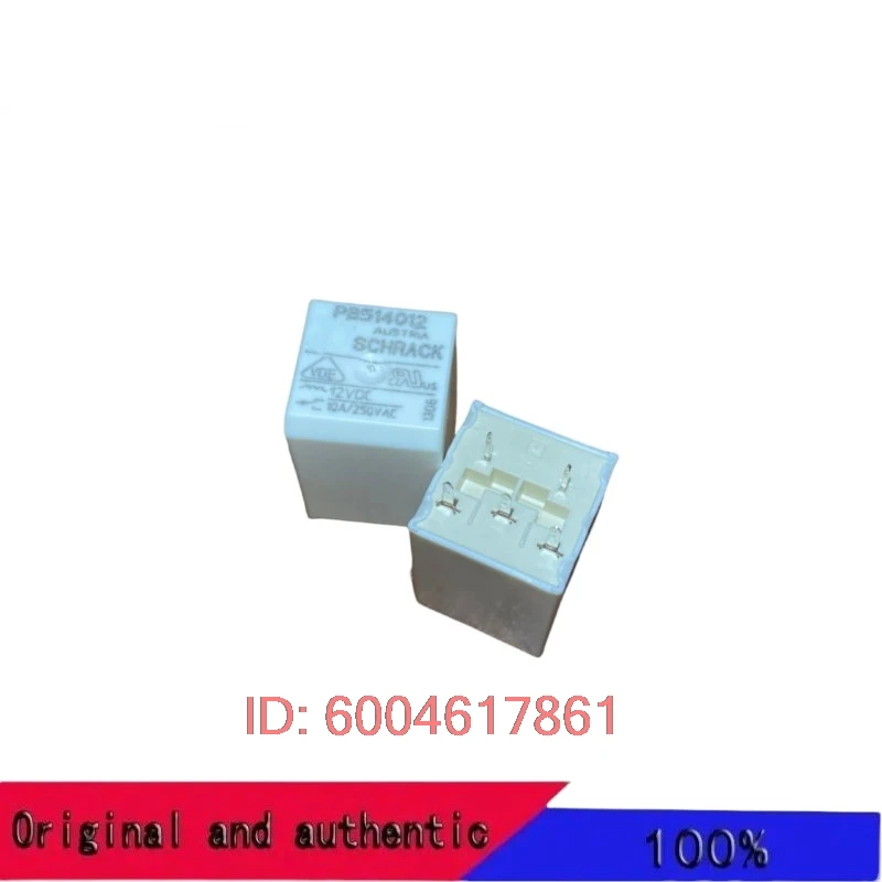 (5 pieces/lot) 100%Original New Relay PB514012 12VDC  12VDC  DC12V 12VDC 10A 250VAC 5PIN