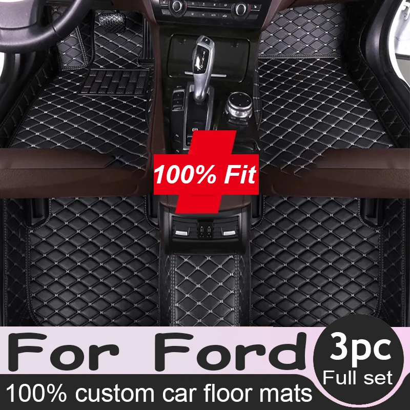 

Car Floor Mat for Ford Ranger Mustang Ecosport F-150 Fiesta Territory Escape Edge Explorer C-Max S-Max Mondeo Car Accessories