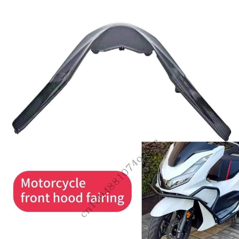 0xxc Motorcycle Side Faiting for PCX160 2021-2022 Frente Fairing Extension Guard Trepa textura fibra carbono Tampa