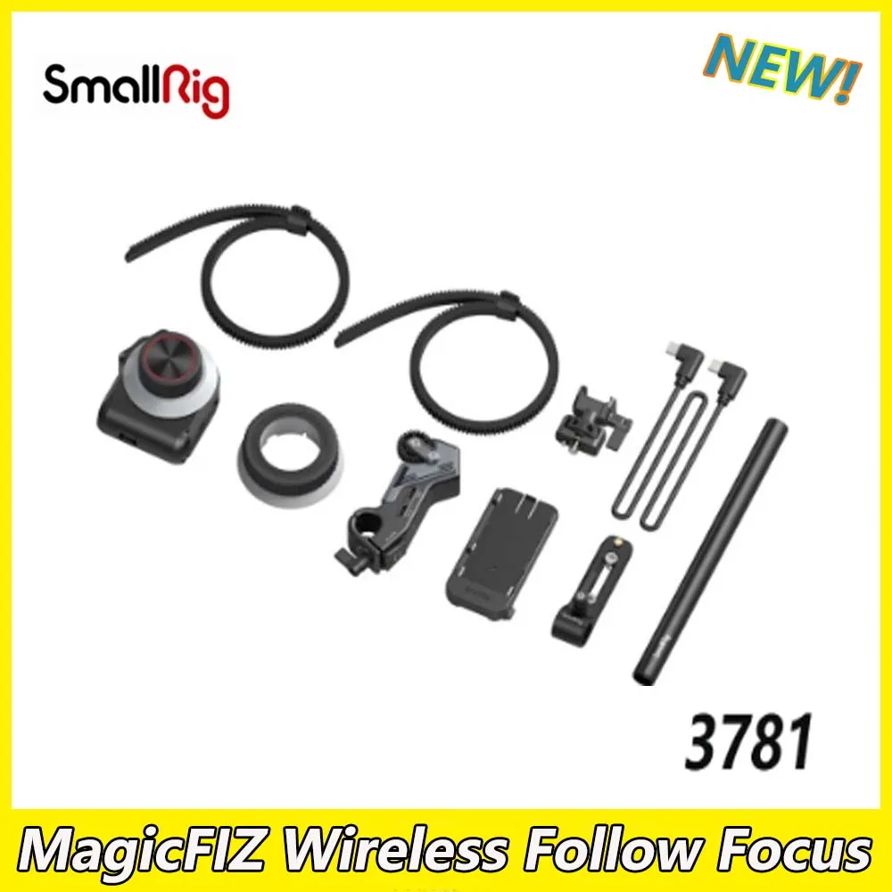 

SmallRig MagicFIZ Wireless Follow Focus Basic Kit With Multi-functional Wireless HandgripHigh Compatibility 3781 3782 3918