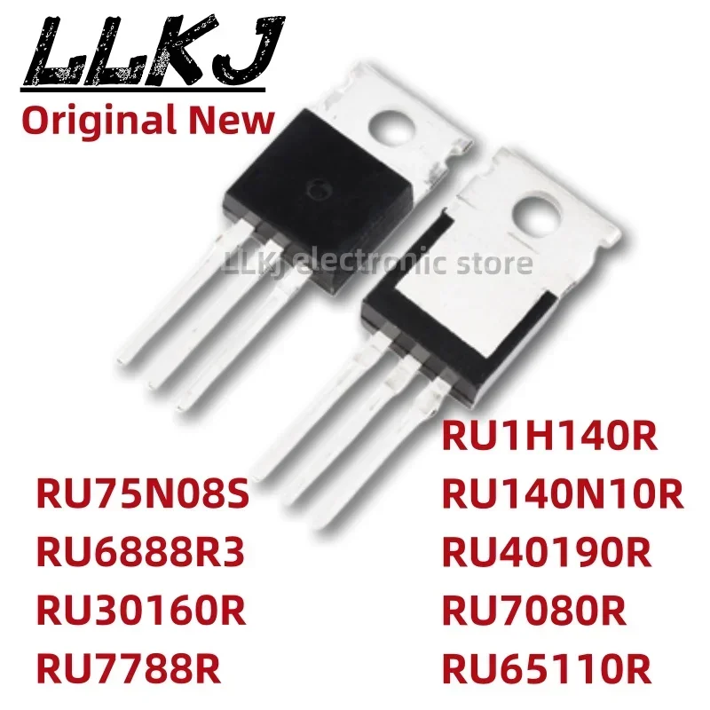 1 قطعة RU75N08S RU6888R3 RU30160R RU7788R RU1H140R RU140N10R RU40190R RU7080R RU65110R TO220 MOS FET TO-220