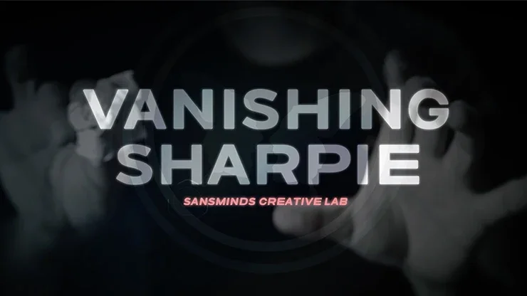 Vanishing Sharpie (ALL and Gimmicks) by SansMinds Creative Lab - Trick,Street Magic Props Magic Toys Magic Pen Super Effect