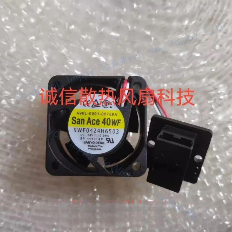 

V+ FOR Sanyo 9WF0424H6503 DC24V 0.09A 40*40*20MM 3-Pin Silent Cooling Fan