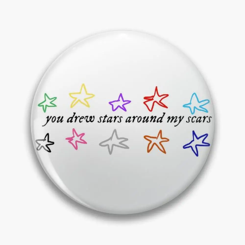 Звёзды вам нравится Заколка-пуговица, броши, ювелирные изделия, аксессуары, индивидуальная брошь, модные значки на лацкан