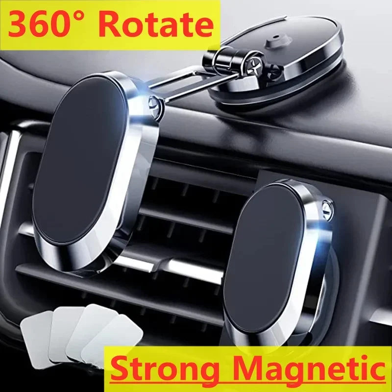 2023 Magnetic Car Phone Holder Magnet Smartphone Mobile Stand Cell GPS For iPhone15 14 13 12 ProMax  Xiaomi Mi Huawei Samsung LG